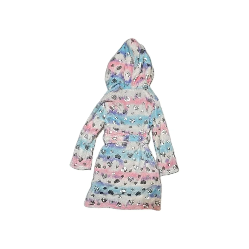 Jellifish‎ Kids Girls Robe Hearts Print S 6